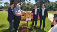 Jardim do Palácio ganha nova araucária do Projeto Pinhão e colmeias de abelhas sem ferrão