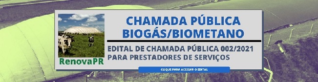 Chamada Pública Biogás