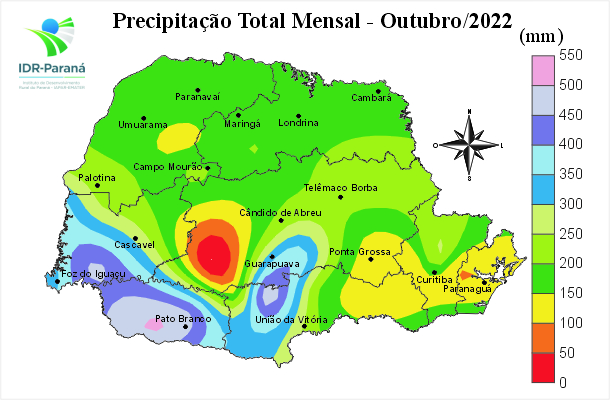 Precipitação outubro