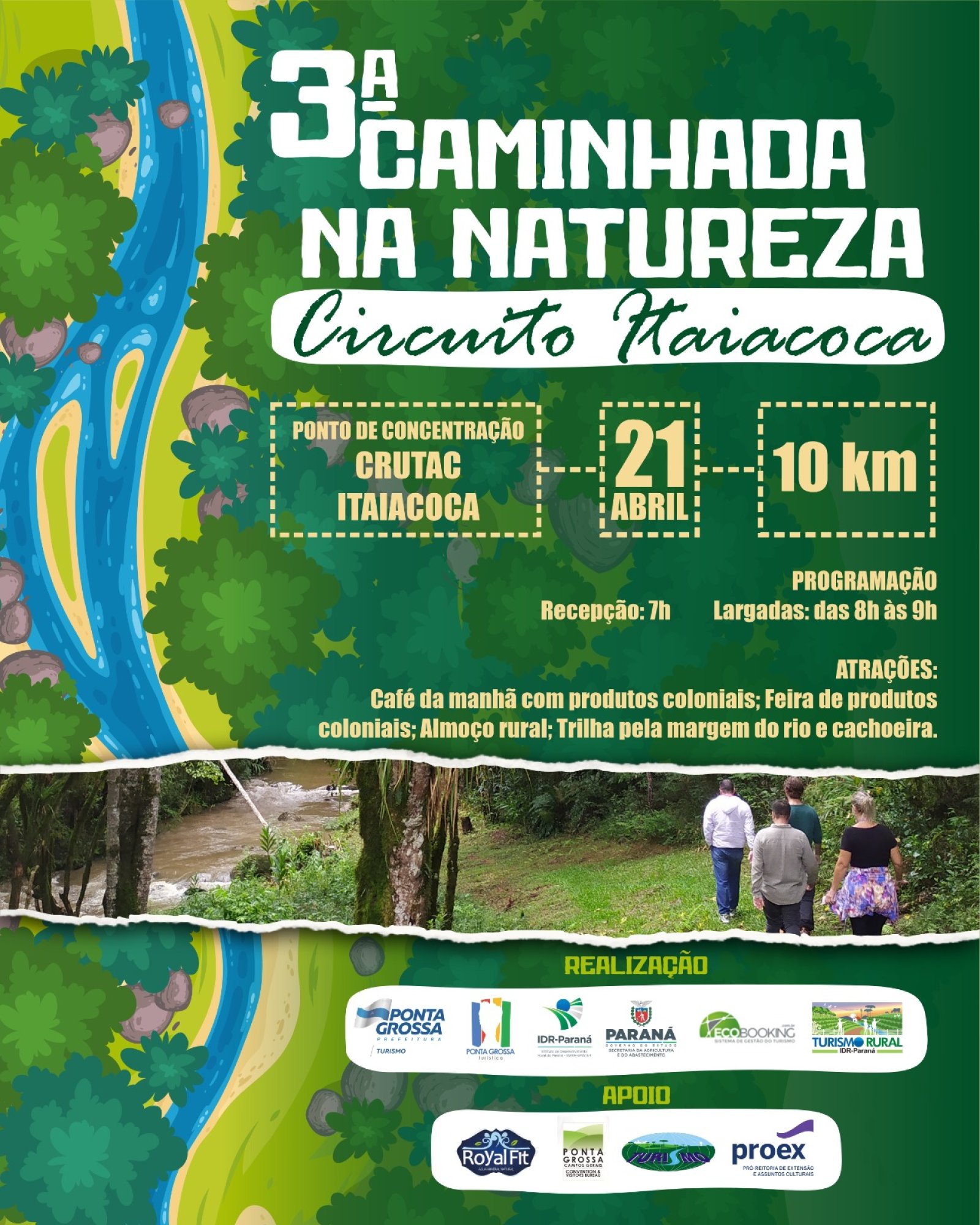 3° Caminhada na natureza