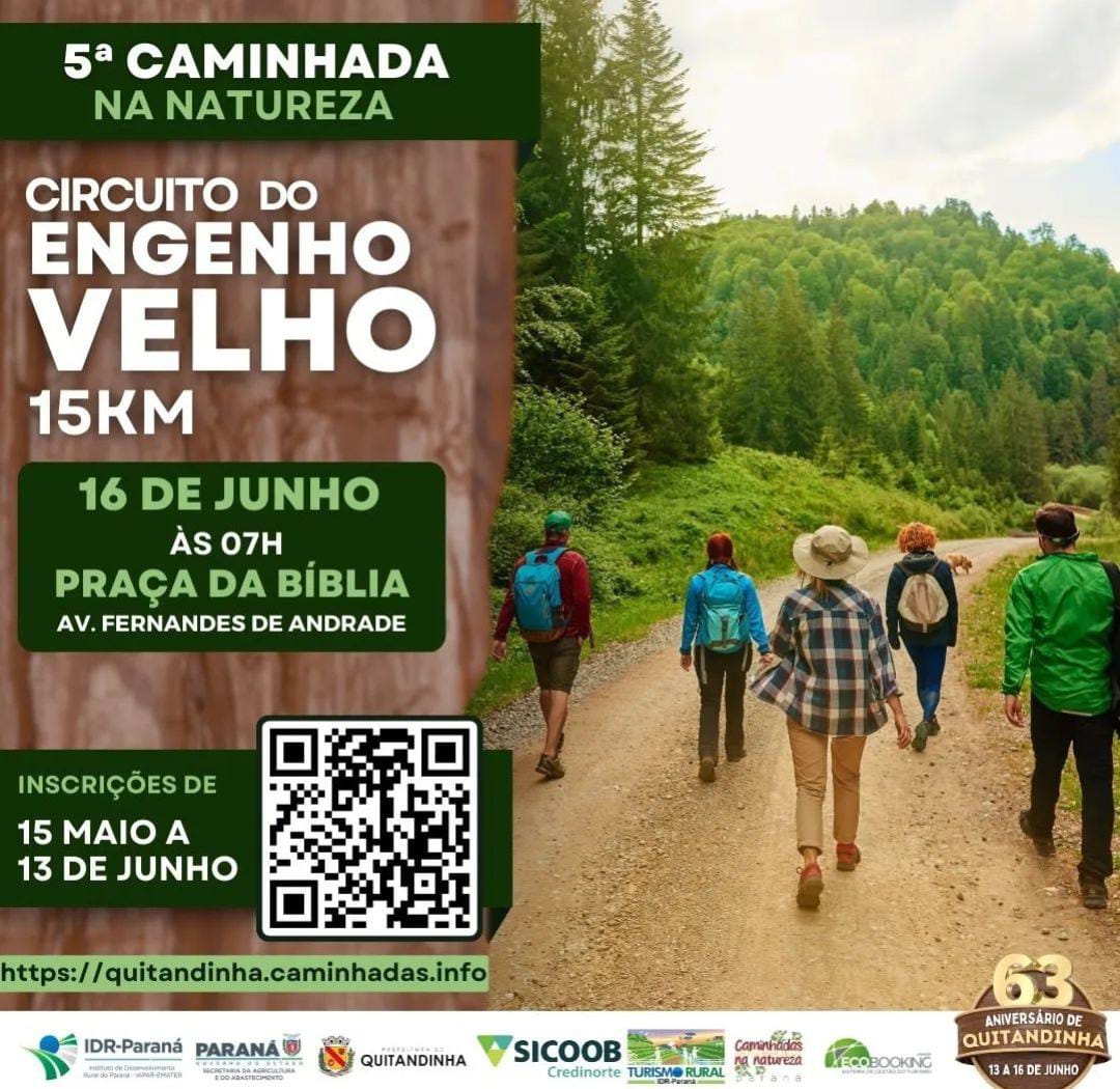 caminhada na natureza