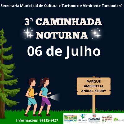 caminhada noturna