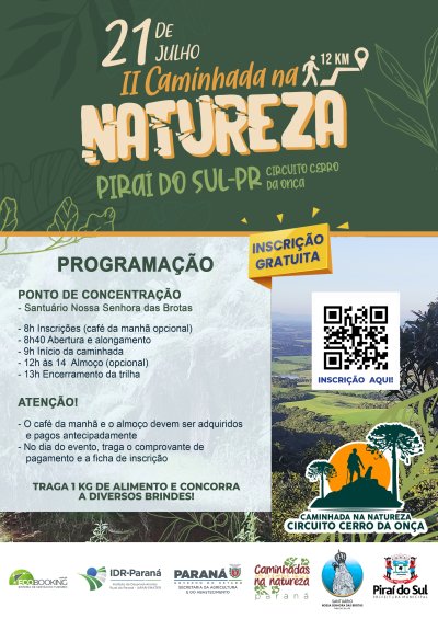 caminhada da natureza