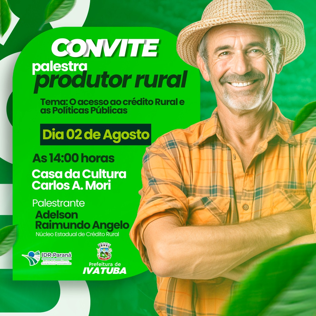 Palestra Produtor Rural 