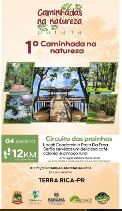 1° Caminhada na natureza