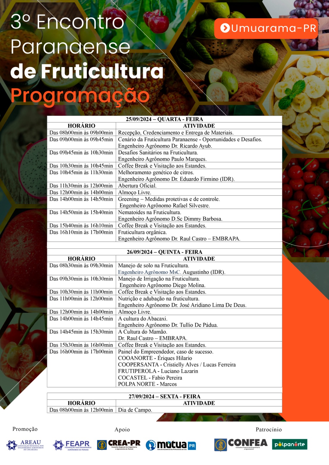 3° Encontro Paranaense de Fruticultura