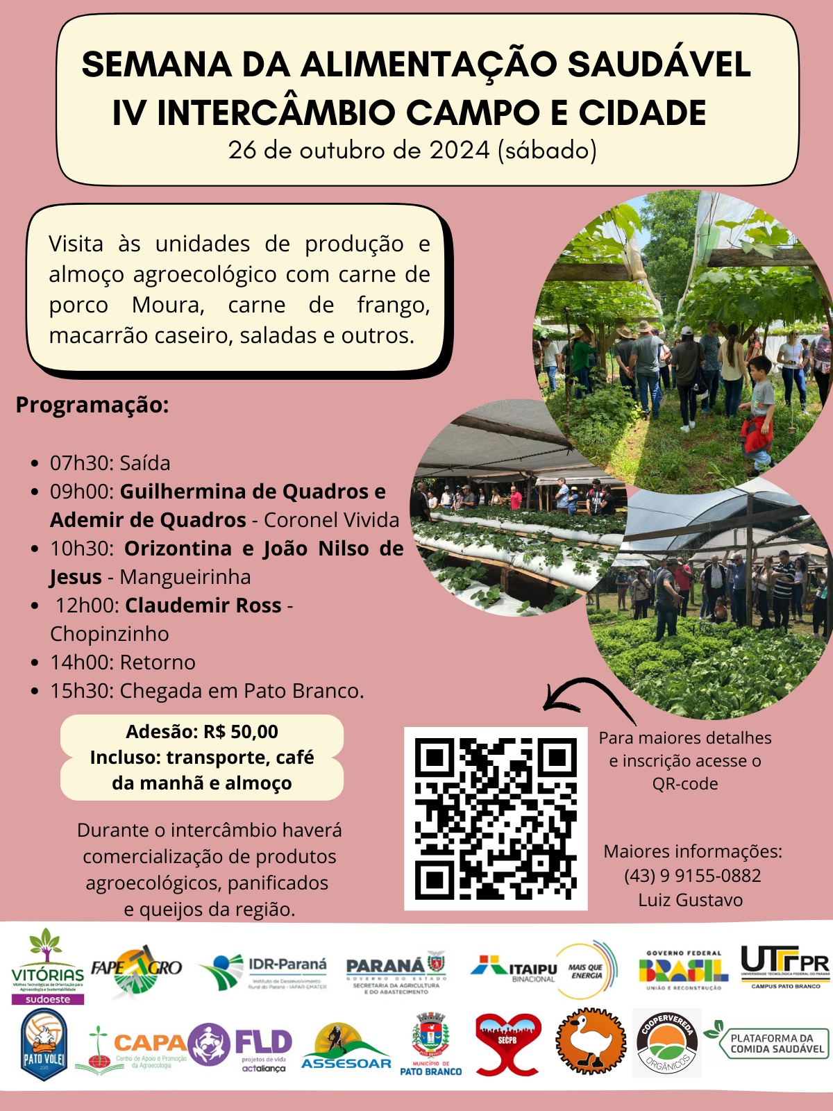 Semana da Aliemntação Saudável - IV Intercâmbio Campo e Cidade 
