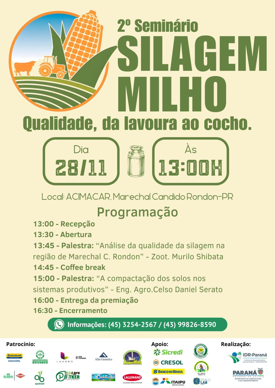 2° Seminário - Silagem Milho