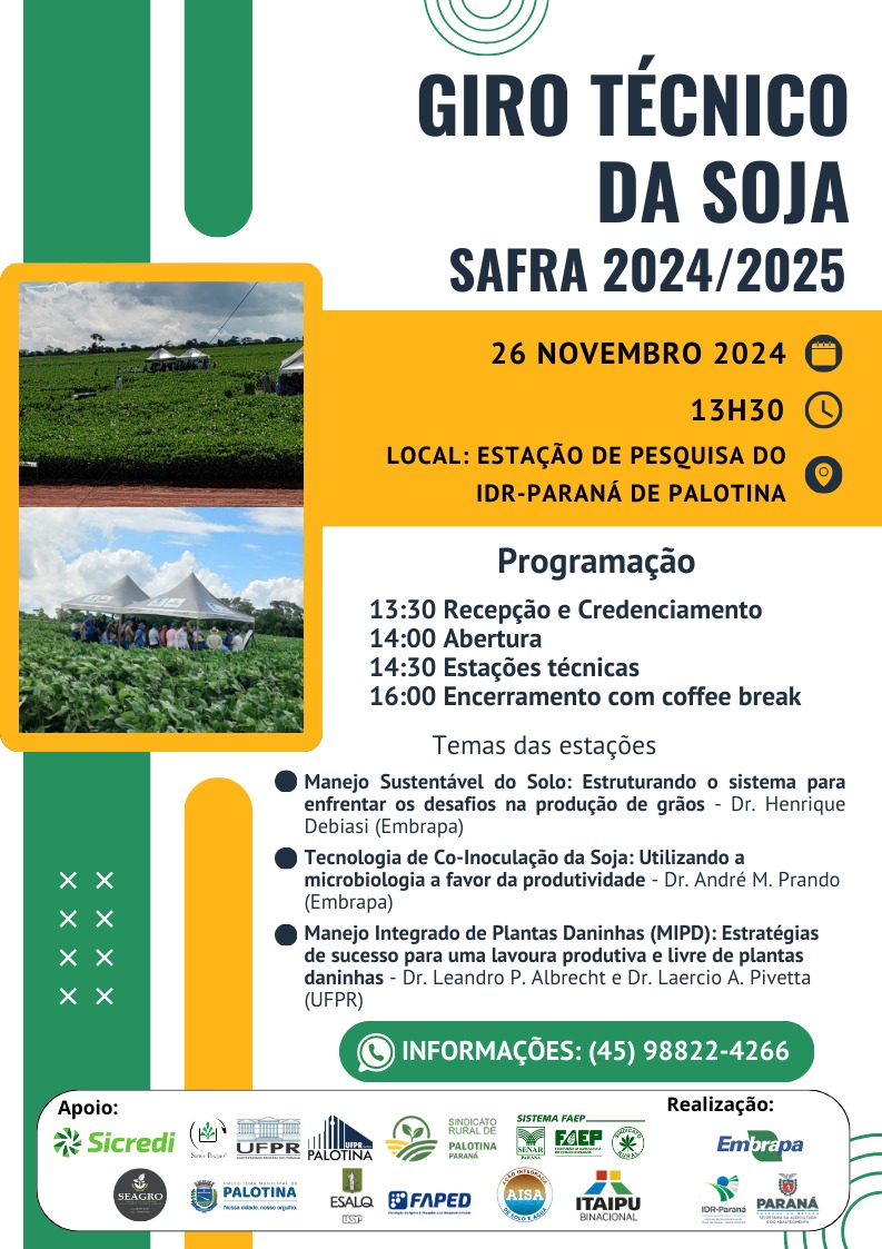 Giro Técnico da Soja - Safra 2024/25 