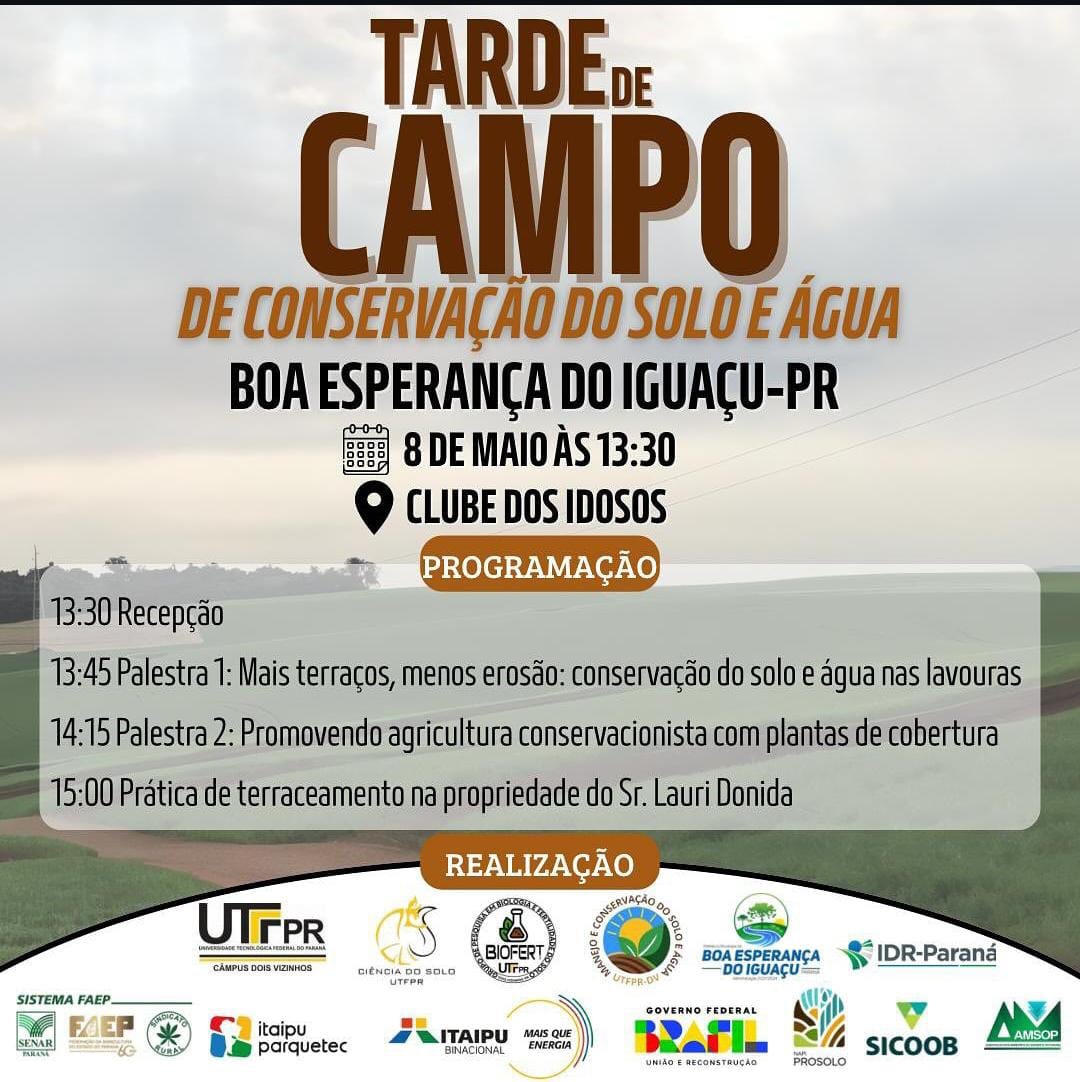 Dia de Campo - Conservação de Solo e Água 