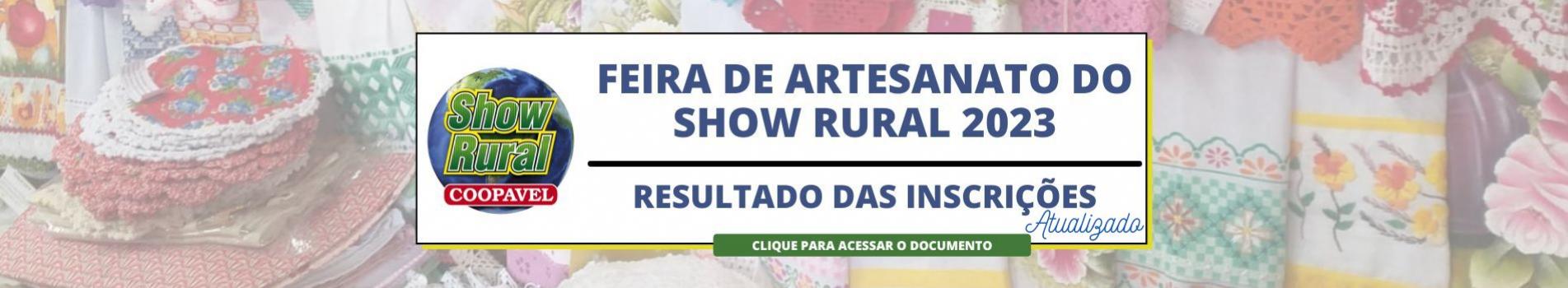 Banner Artesanato Show Rural