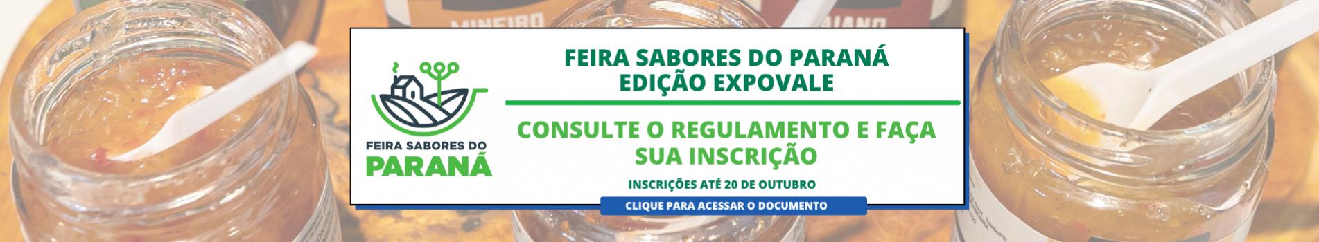 Feira Sabores do Paraná - Expovale