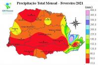 Boletim agrometeorológico do IDR-Paraná de fevereiro mostra trégua no excesso de chuvas do início do ano