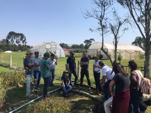 Casa da Agroecologia do IDR-Paraná é referência para técnicos de Santa Catarina