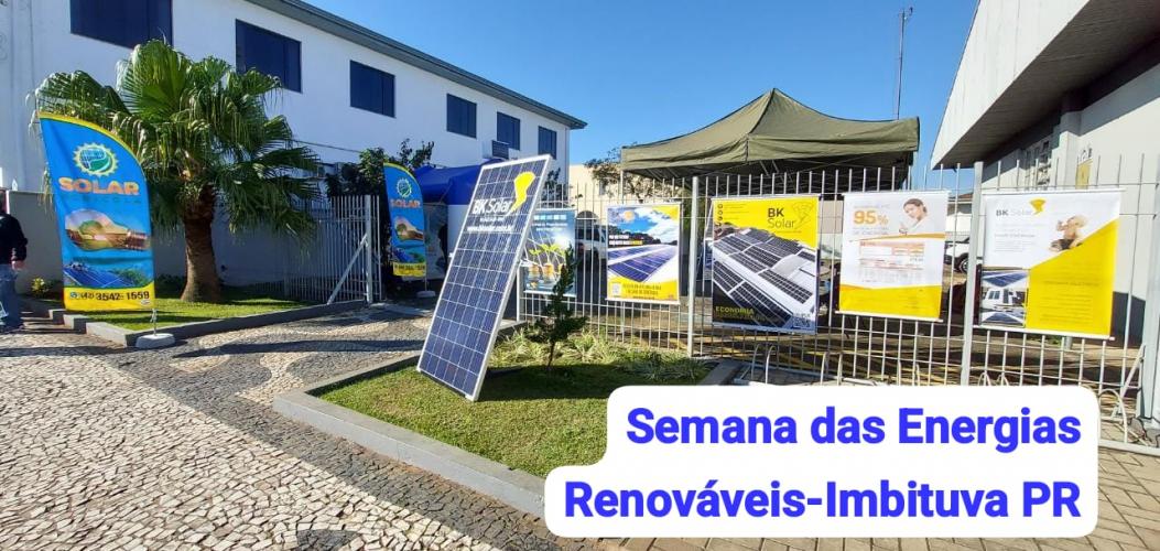 Para divulgar o programa RenovaPR Semana das Energias Renováveis segue até sexta-feira