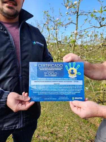 IDR-Paraná recebe Selo Nacional de Responsabilidade Social Pelo Trabalho Prisional