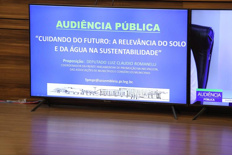 Em audiência pública, Seagri reforça incentivo à gestão sustentável do solo e da água