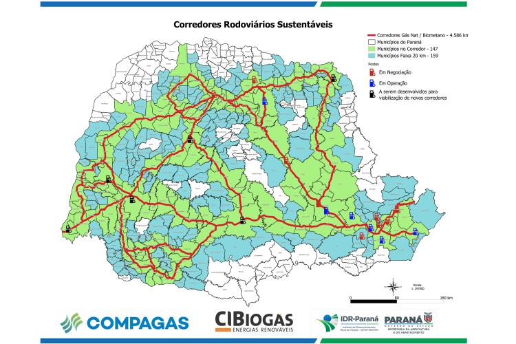Potencial de biometano do Paraná vai transformar a frota rodoviária ligada ao campo