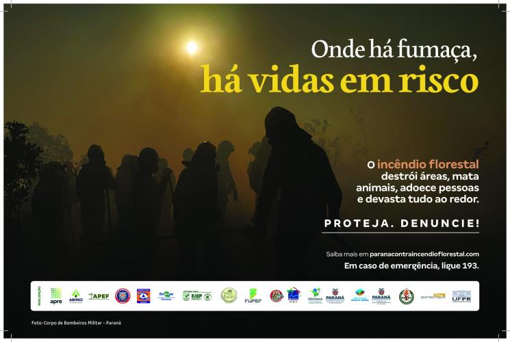 IDR-Paraná participa de Campanha de Prevenção a Incêndios Florestais