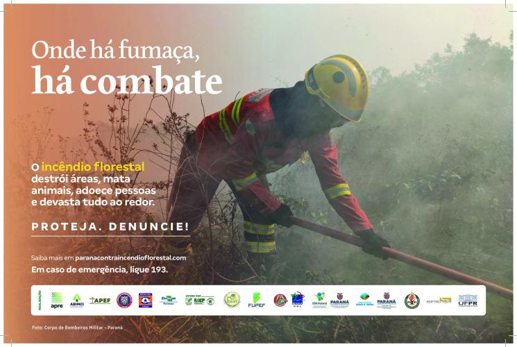 IDR-Paraná participa de Campanha de Prevenção a Incêndios Florestais
