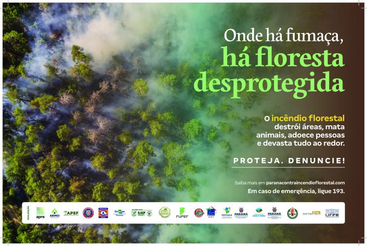 IDR-Paraná participa de Campanha de Prevenção a Incêndios Florestais