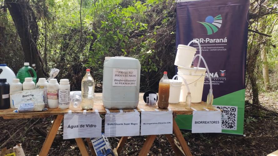 Inovação no campo: IDR-Paraná capacita rodutores de Janiópolis na produção de bioinsumos