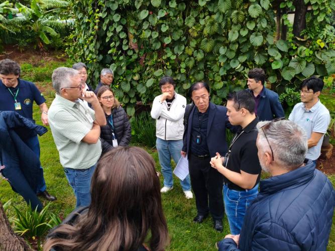 IDR-Paraná recebe missão técnica da República da Coreia para intercâmbio em pesquisa agropecuária