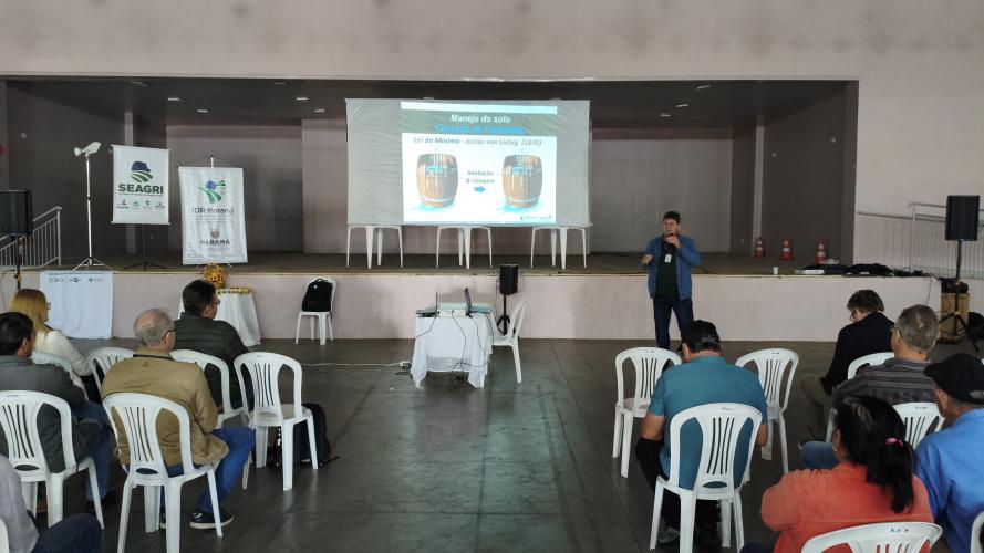 IDR-Paraná realiza encontro de manejo e conservação de solos em Anahy
