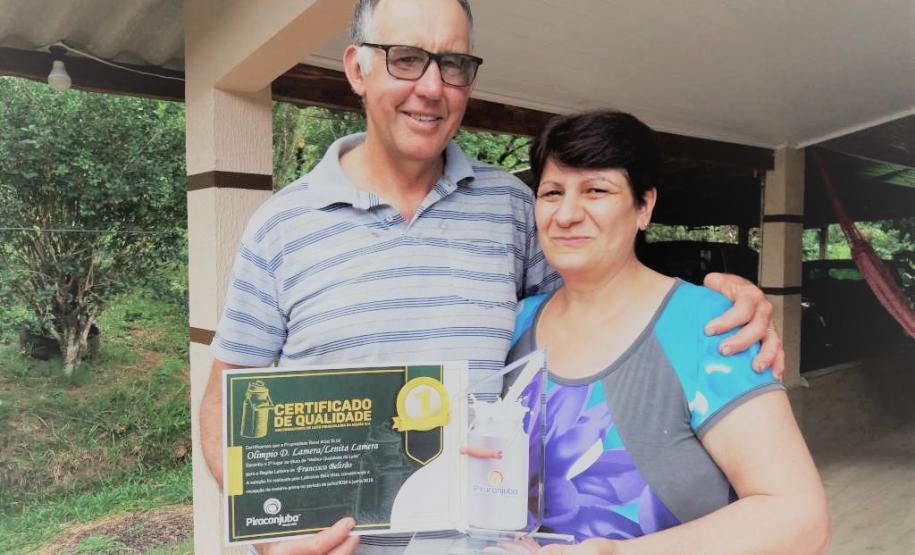 Produtor de Flor da Serra do Sul ganha concurso Melhores 2018/2019 promovido pelo Laticínio Piracanjuba