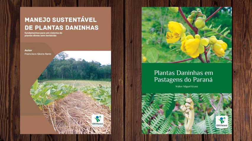 Manejo de invasoras é tema de novos livros do IDR-Paraná