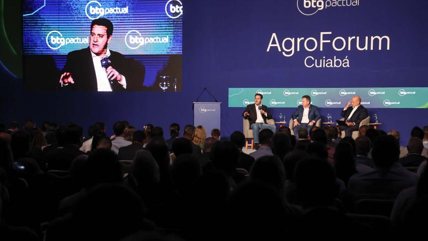 Paraná é modelo de agronegócio moderno para o Brasil, diz Ratinho Junior em fórum do BTG