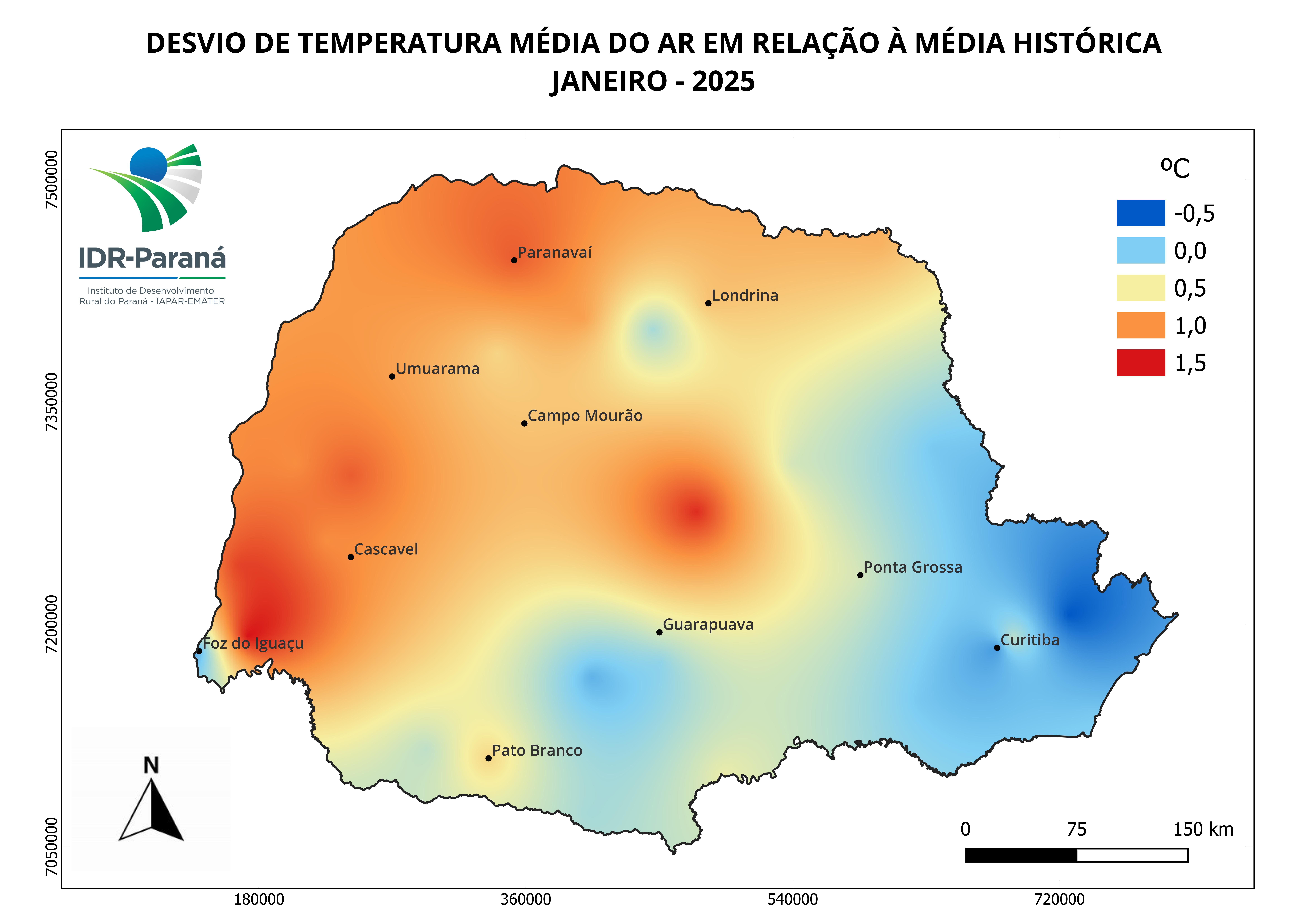 Temperatpura média semanal