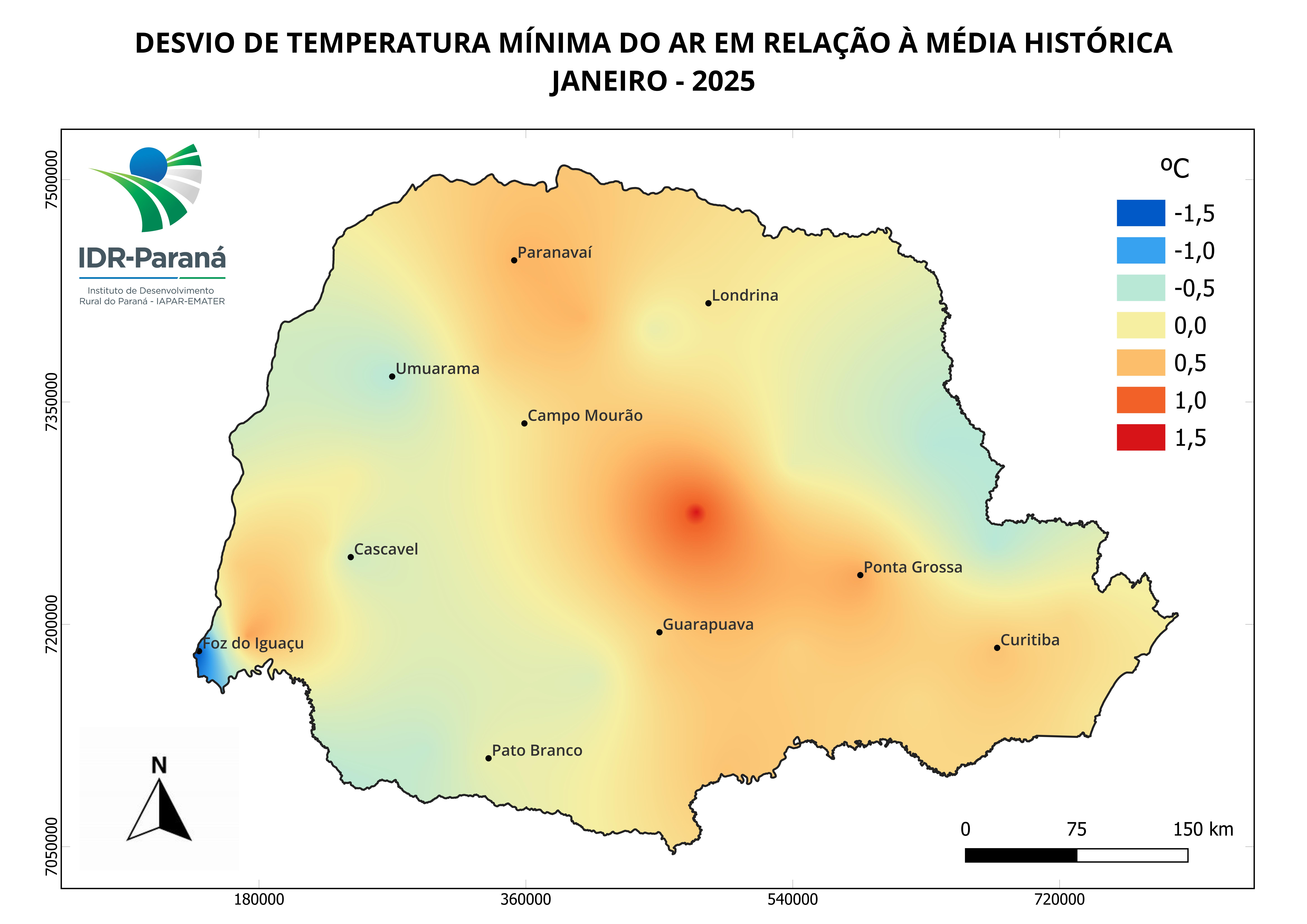 Temperatpura mínima semanal